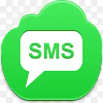 短信free-green-cloud-icons-空若网 短信free-green-cloud-icons-空若网