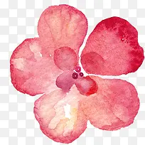 手绘粉花水彩艺术海报-空若网 手绘粉花水彩艺术海报-空若网