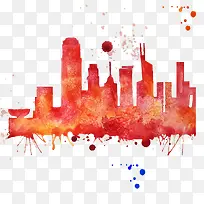 城市手绘下载-空若网 城市手绘下载-空若网