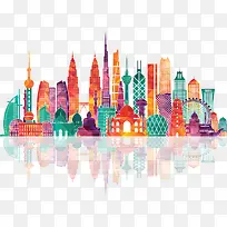 手绘城市-空若网 手绘城市-空若网