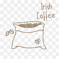 手绘咖啡豆-空若网 手绘咖啡豆-空若网