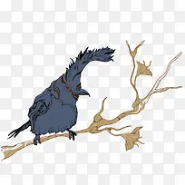 蓝头金刚鹦鹉矢量素材-空若网 蓝头金刚鹦鹉矢量素材-空若网