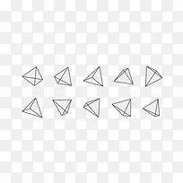 手绘卡爱各种三角-空若网 手绘卡爱各种三角-空若网
