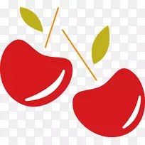 红樱桃水果画笔-空若网 红樱桃水果画笔-空若网