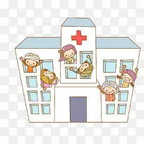 矢量医院素材-空若网 矢量医院素材-空若网