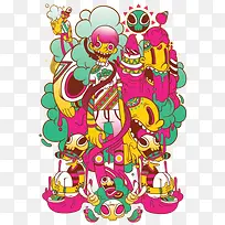 ��ɫ����廭-������