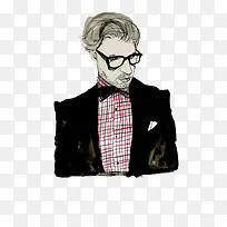 ��ɫ��ʿ�廭-������