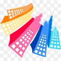 手绘彩色漫画简约-空若网 手绘彩色漫画简约-空若网