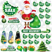 圣诞节促销标签-空若网 圣诞节促销标签-空若网