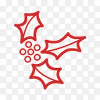 圣诞节槲寄生图标-空若网 圣诞节槲寄生图标-空若网