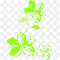 绿色手绘插画设计-空若网 绿色手绘插画设计-空若网