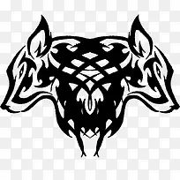 两只对称的狼-空若网 两只对称的狼-空若网