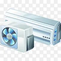 白色空调素材-空若网 白色空调素材-空若网