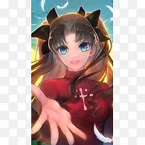 手绘插画大眼美眉-空若网 手绘插画大眼美眉-空若网