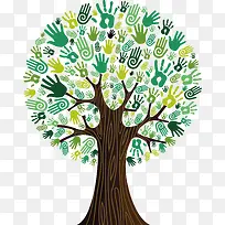 绿色手掌树-空若网 绿色手掌树-空若网