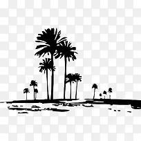 矢量水墨树-空若网 矢量水墨树-空若网