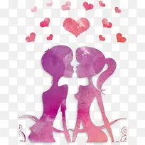 七夕多彩卡通人物-空若网 七夕多彩卡通人物-空若网