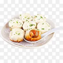 盘子里的生煎包-空若网 盘子里的生煎包-空若网