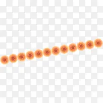 橙色质感创意小圆圈-空若网 橙色质感创意小圆圈-空若网