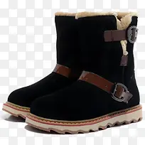 黑色冬季时尚女鞋-空若网 黑色冬季时尚女鞋-空若网