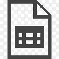 表文件图标-空若网 表文件图标-空若网