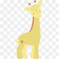 可爱长劲鹿矢量图-空若网 可爱长劲鹿矢量图-空若网