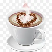 爱心拉花咖啡图片-空若网 爱心拉花咖啡图片-空若网