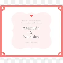 扁平化请帖-空若网 扁平化请帖-空若网