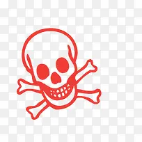 矢量手绘骷髅头-空若网 矢量手绘骷髅头-空若网