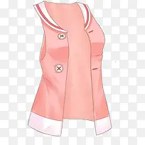 粉色可爱运动马甲-空若网 粉色可爱运动马甲-空若网