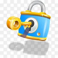 锁头卡通-空若网 锁头卡通-空若网