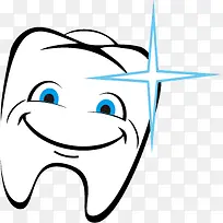 卡通口腔手绘牙-空若网 卡通口腔手绘牙-空若网