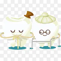 口腔卡通可爱牙-空若网 口腔卡通可爱牙-空若网