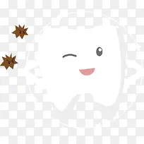 口腔卡通可爱牙-空若网 口腔卡通可爱牙-空若网