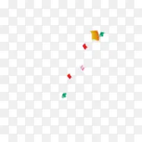 彩色飞舞不规则图-空若网 彩色飞舞不规则图-空若网