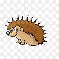 手绘卡通刺猬-空若网 手绘卡通刺猬-空若网