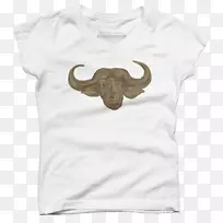 人袖米色水牛t恤设计-空若网 人袖米色水牛t恤设计-空若网