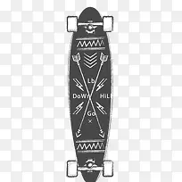 手绘卡通滑板-空若网 手绘卡通滑板-空若网