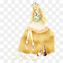 黄发女孩草屯兔子-空若网 黄发女孩草屯兔子-空若网