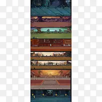 插画风景建筑原画-空若网 插画风景建筑原画-空若网