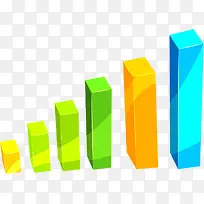 彩色卡通柱形图设计-空若网 彩色卡通柱形图设计-空若网