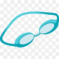 矢量扁平化泳镜-空若网 矢量扁平化泳镜-空若网