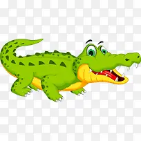 矢量可爱的鳄鱼-空若网 矢量可爱的鳄鱼-空若网