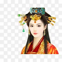 橙色衣服端庄美女-空若网 橙色衣服端庄美女-空若网