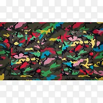 彩色抽象纹理海报-空若网 彩色抽象纹理海报-空若网