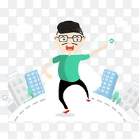 呐喊的人扁平化-空若网 呐喊的人扁平化-空若网