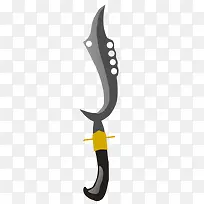 卡通手绘的弯刀-空若网 卡通手绘的弯刀-空若网