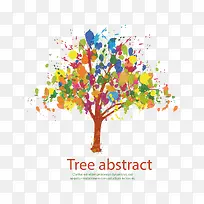 矢量水彩树-空若网 矢量水彩树-空若网