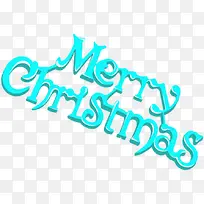 蓝色创意圣诞快乐-空若网 蓝色创意圣诞快乐-空若网