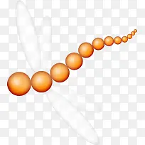 黄色创意蜻蜓-空若网 黄色创意蜻蜓-空若网